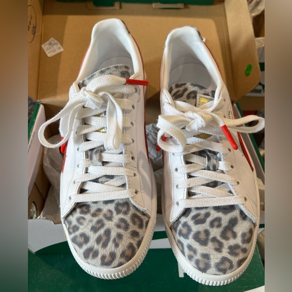 WOMENS Limited Edition Clyde Leopard Pumas.6.5 - Picture 5 of 6